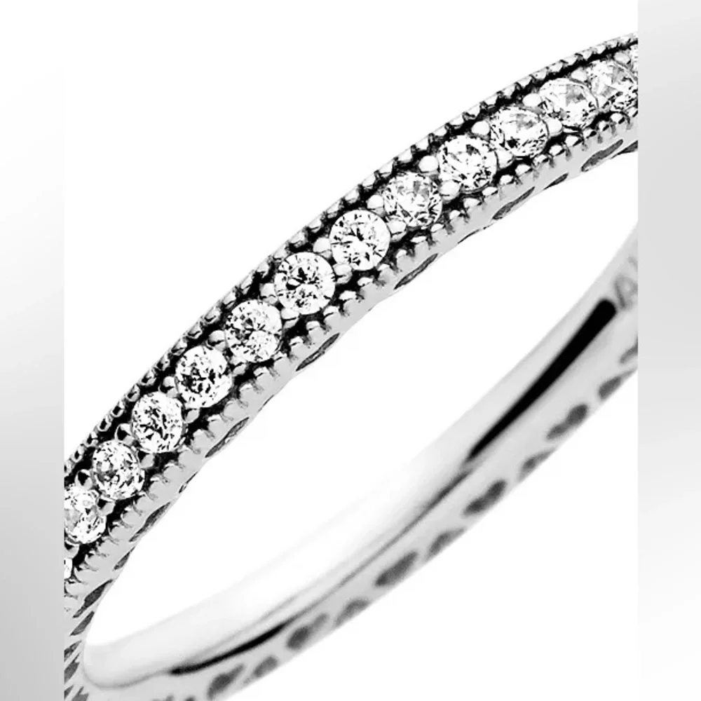 Hearts Of Pandora Ring With Cubic Zirconia / Sterling Silver - Picture 4 of 11